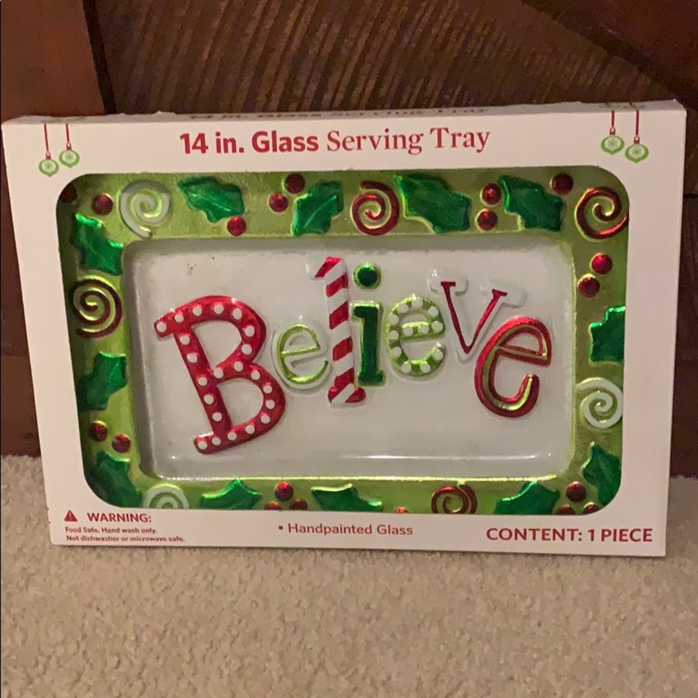 Christmas serving tray